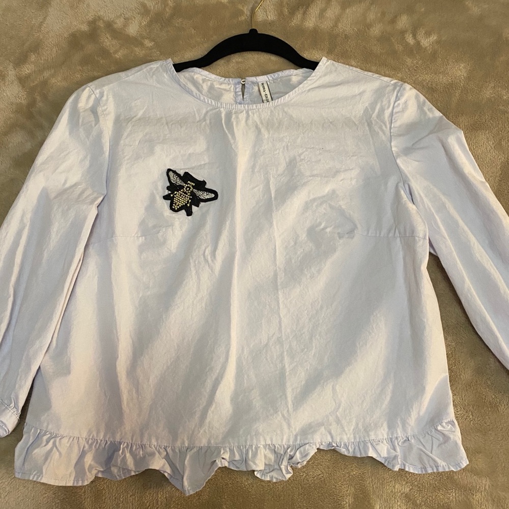 Light blue blouse